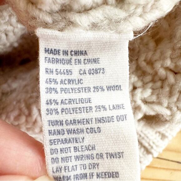 American Eagle Knit Sweater Small Fair Isle Wool Blend - Picture 4 of 4